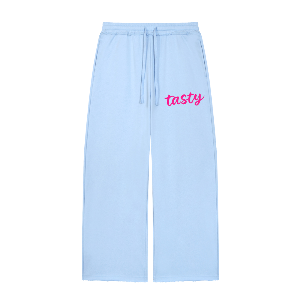 Women’s Wide Leg Raw Edge Sweatpants