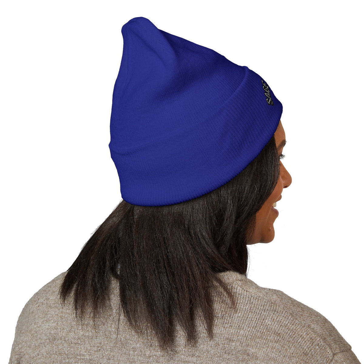 Classic Cuffed Beanie — Embroidered “SAGE AESTHETICS ” Arch