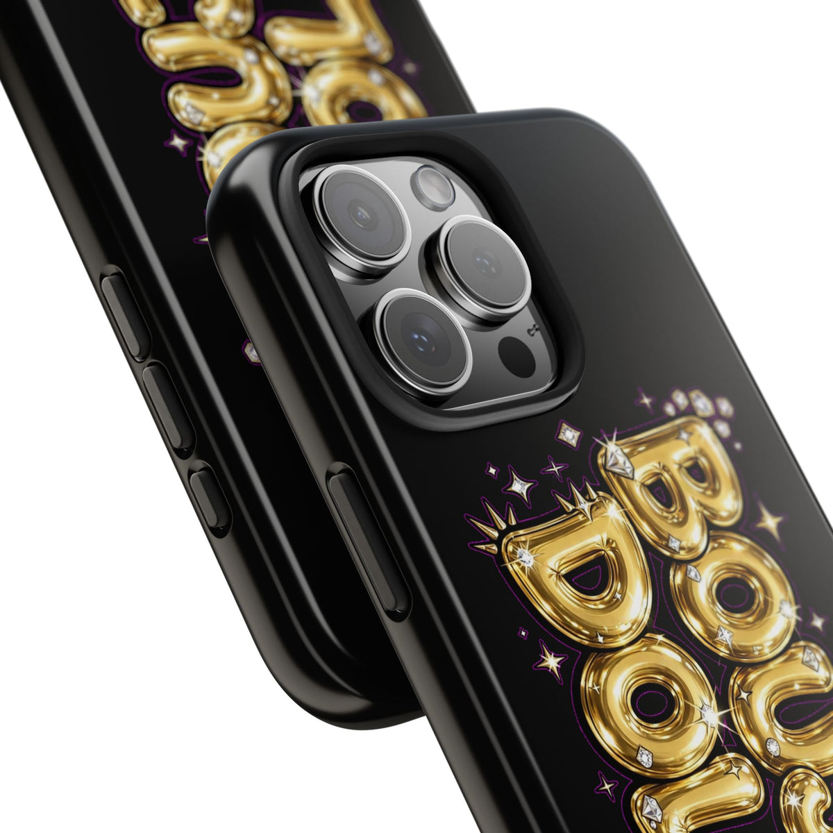 Tough Phone Case — "BOUTEE DOLLZ" Gold Balloon Letter Design