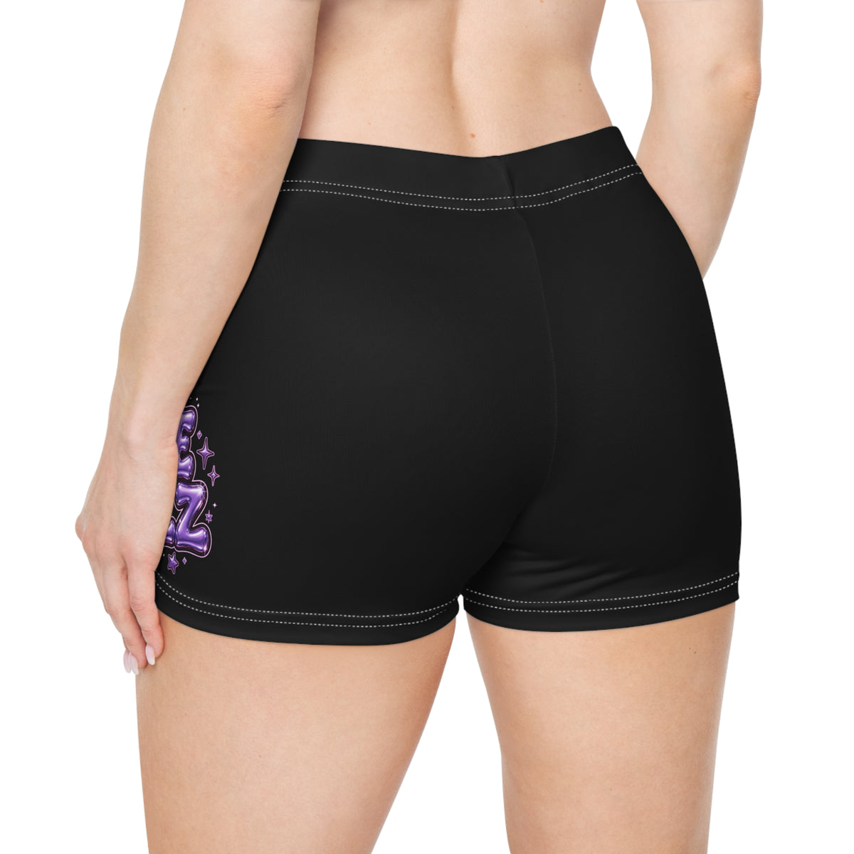 Dope Girlz Shorts — Black Women’s Graphic Activewear