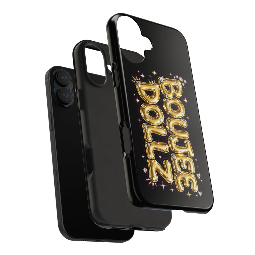 Tough Phone Case — "BOUTEE DOLLZ" Gold Balloon Letter Design