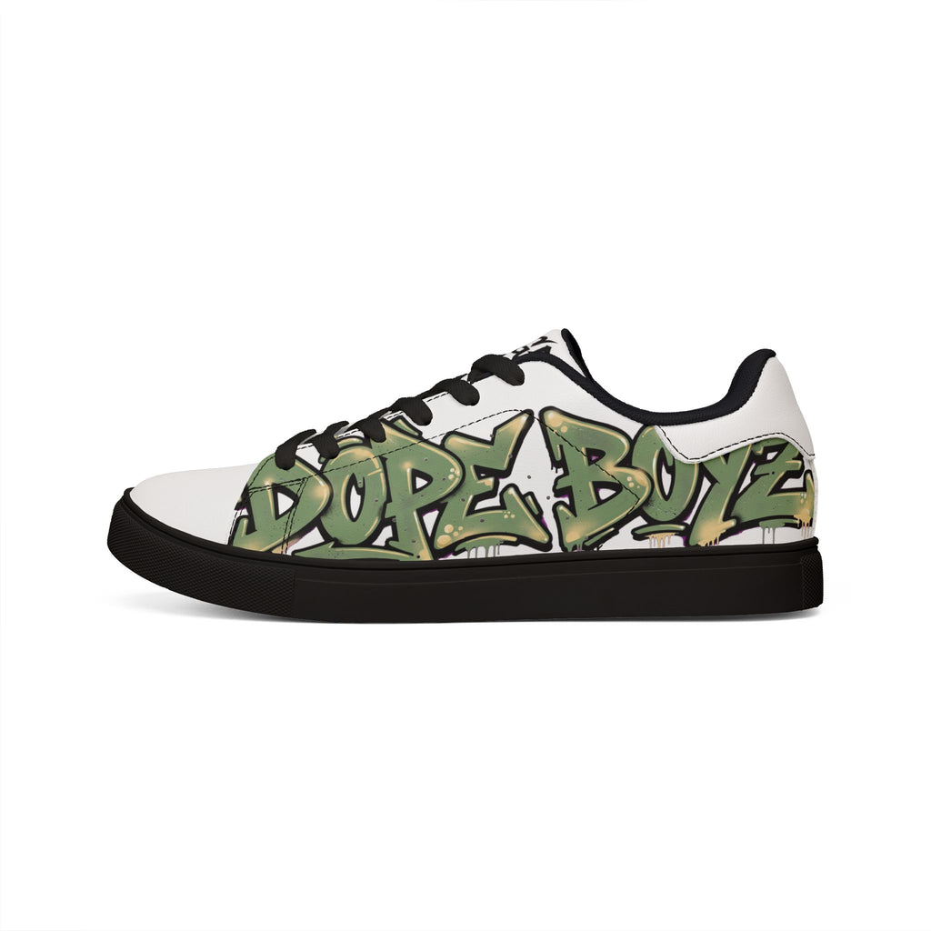 Dope Boyz Graffiti Leather Sneakers