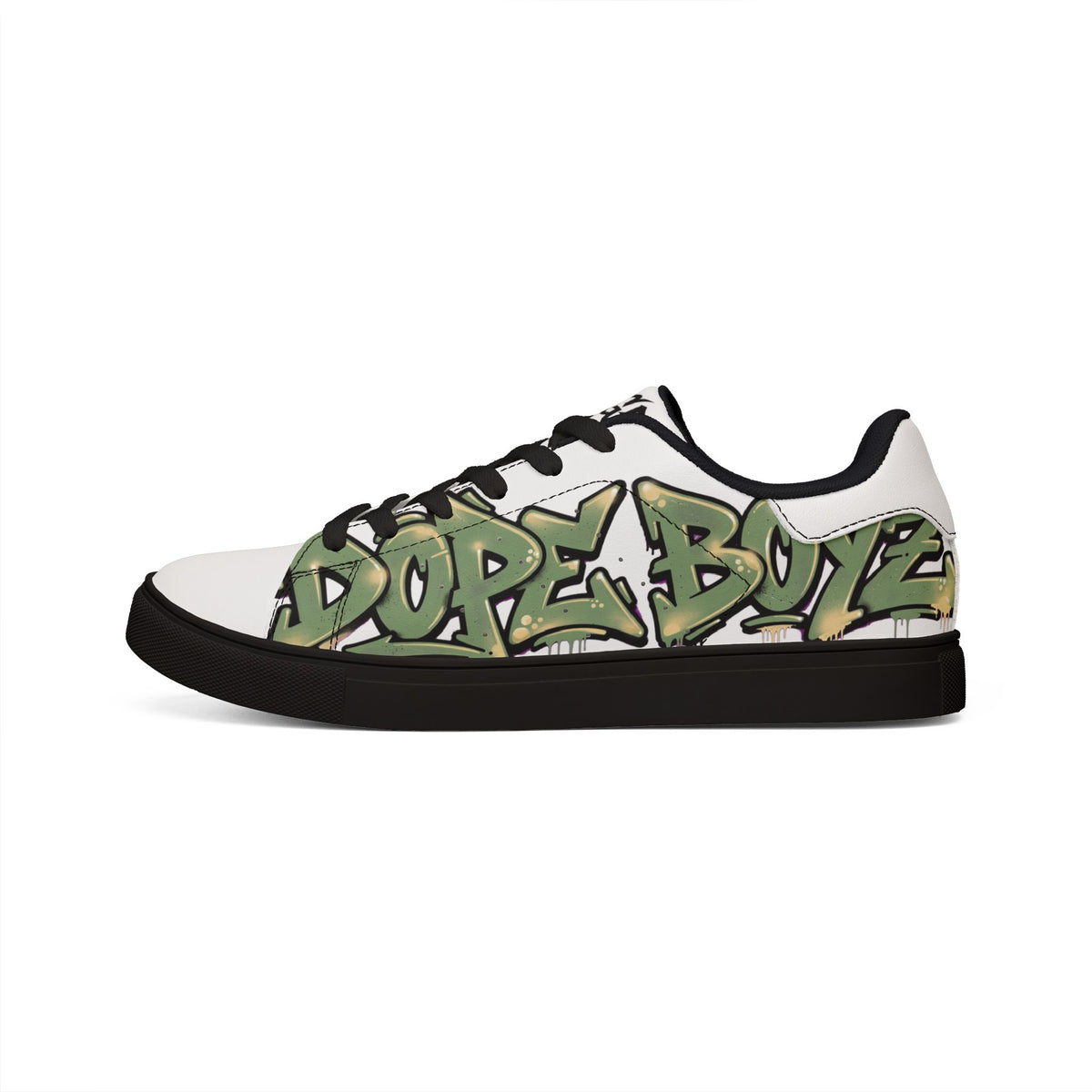 Dope Boyz Graffiti Leather Sneakers