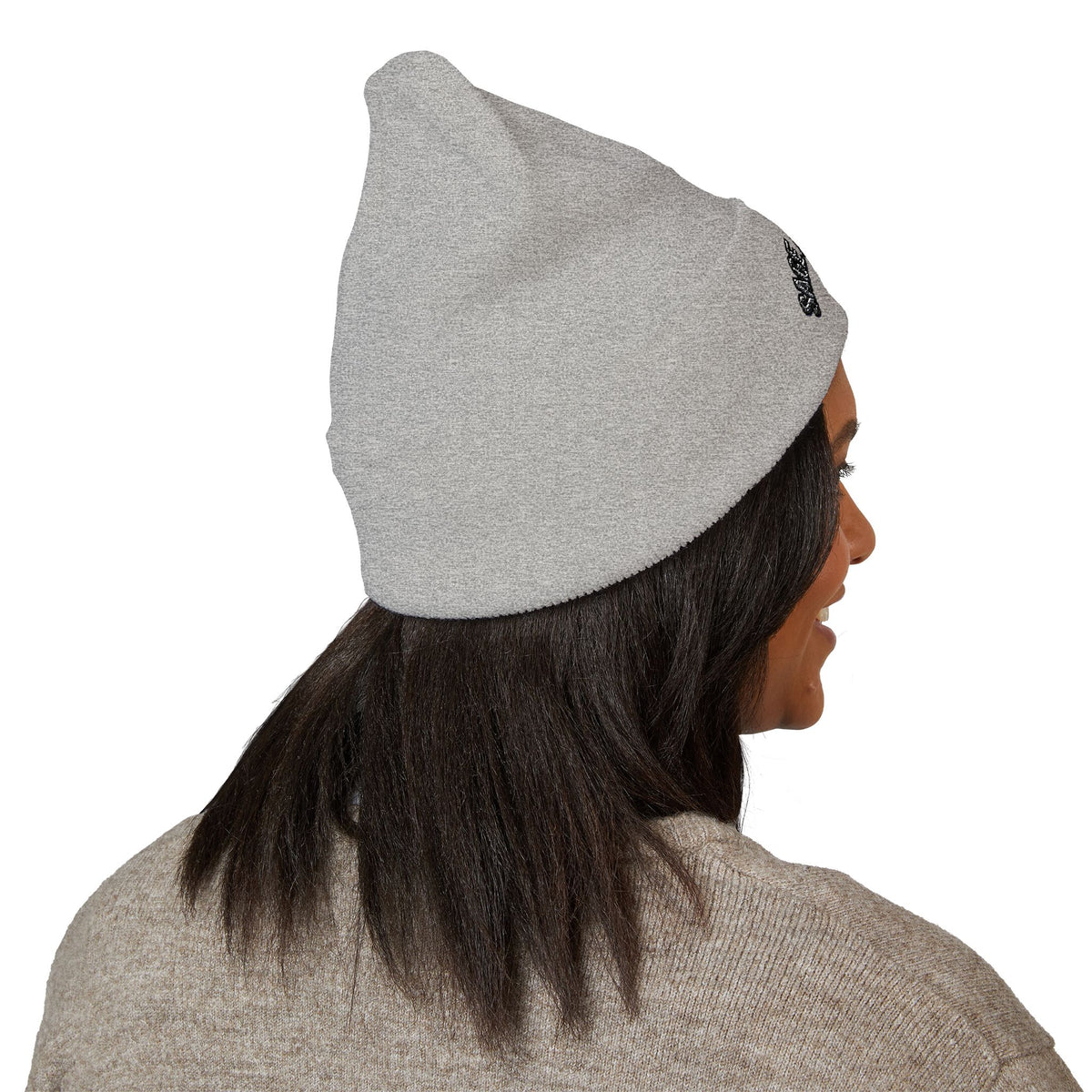 Classic Cuffed Beanie — Embroidered “SAGE AESTHETICS ” Arch