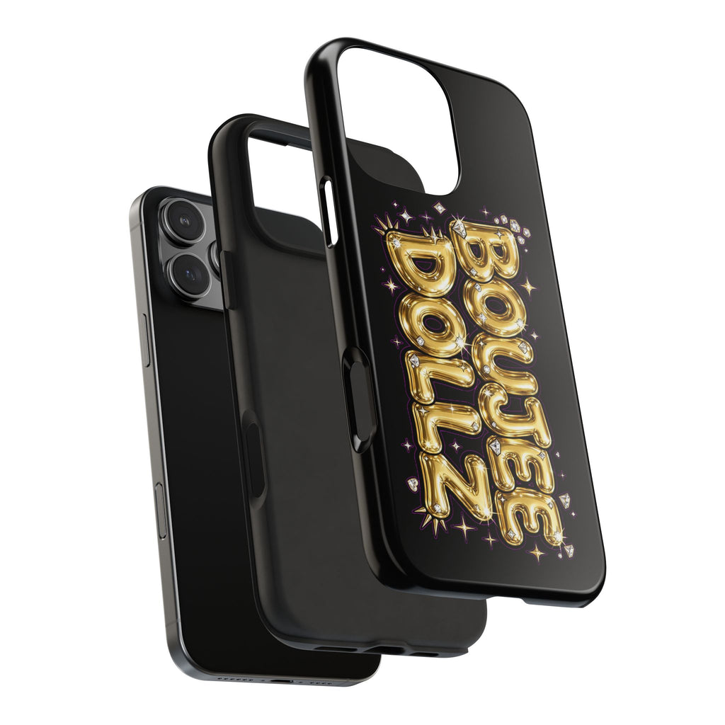 Tough Phone Case — "BOUTEE DOLLZ" Gold Balloon Letter Design