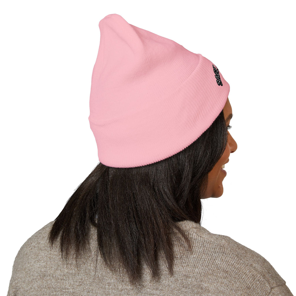 Classic Cuffed Beanie — Embroidered “SAGE AESTHETICS ” Arch