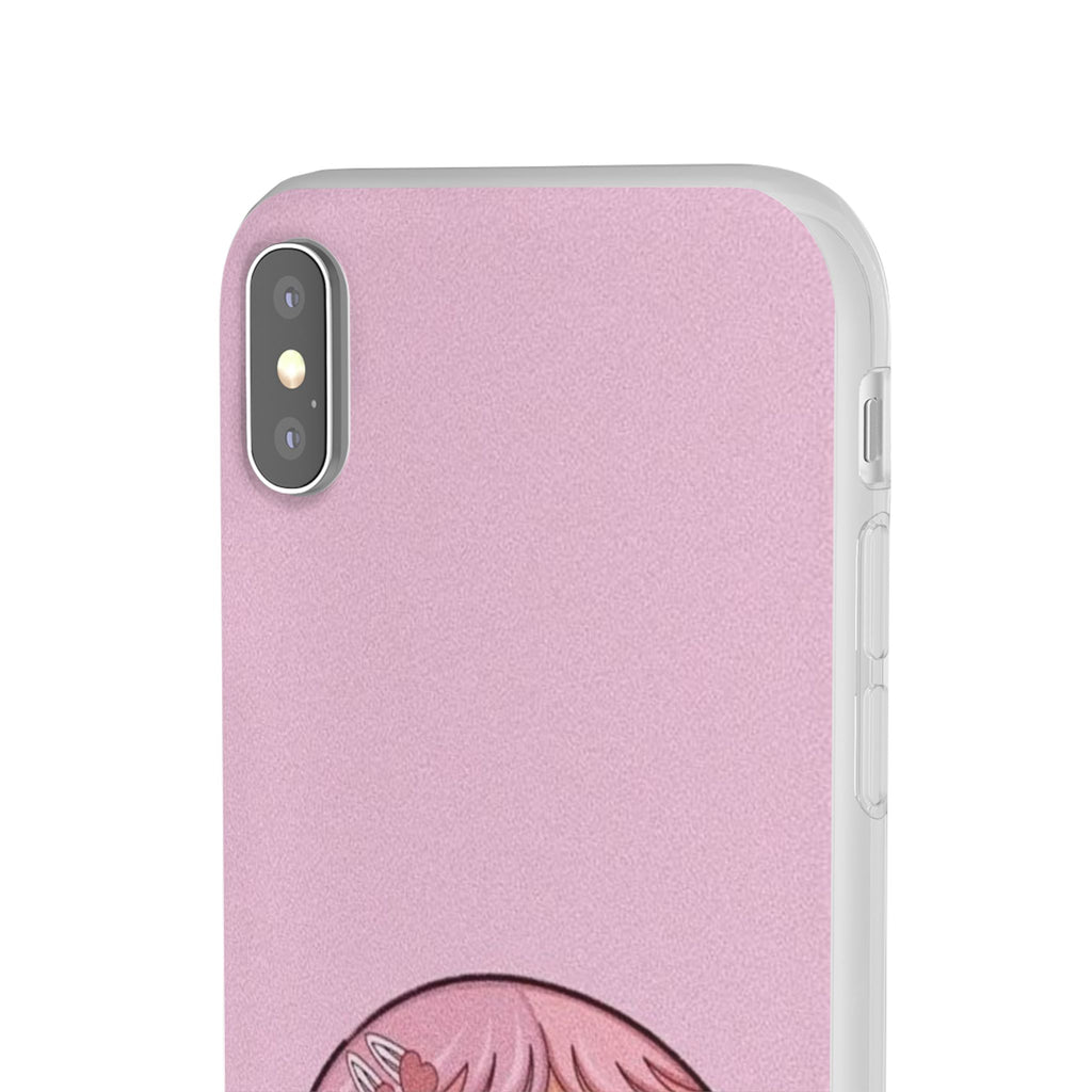 Pink Bubblegum Cartoon Phone Case – Cute Girly Blowing Bubble Design