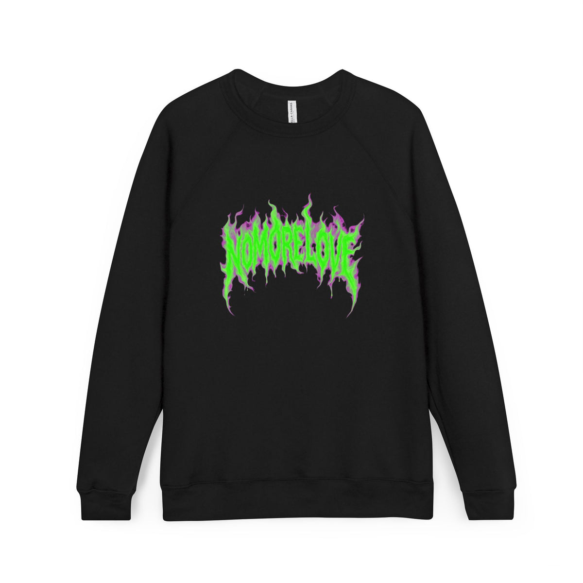 Ghostly Green Flame Sweatshirt — Horror Graphic Crewneck