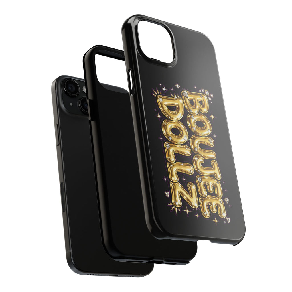 Tough Phone Case — "BOUTEE DOLLZ" Gold Balloon Letter Design