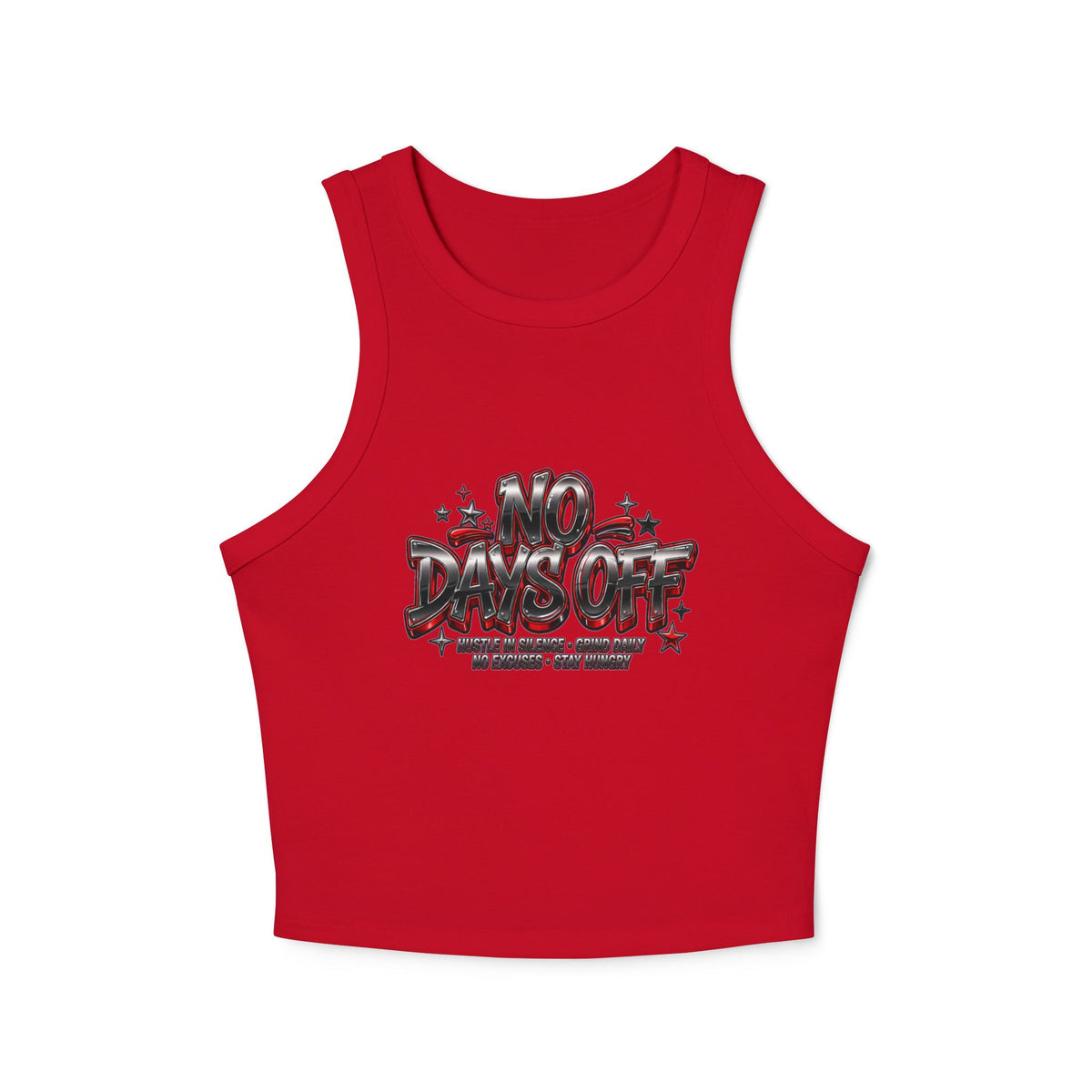 Boujee Dollz Purple Bubble Graphic Racer Tank
