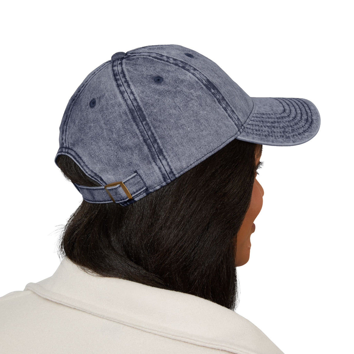 Vintage Embroidered Cap — "Rich Off Pain" Distressed Baseball Hat