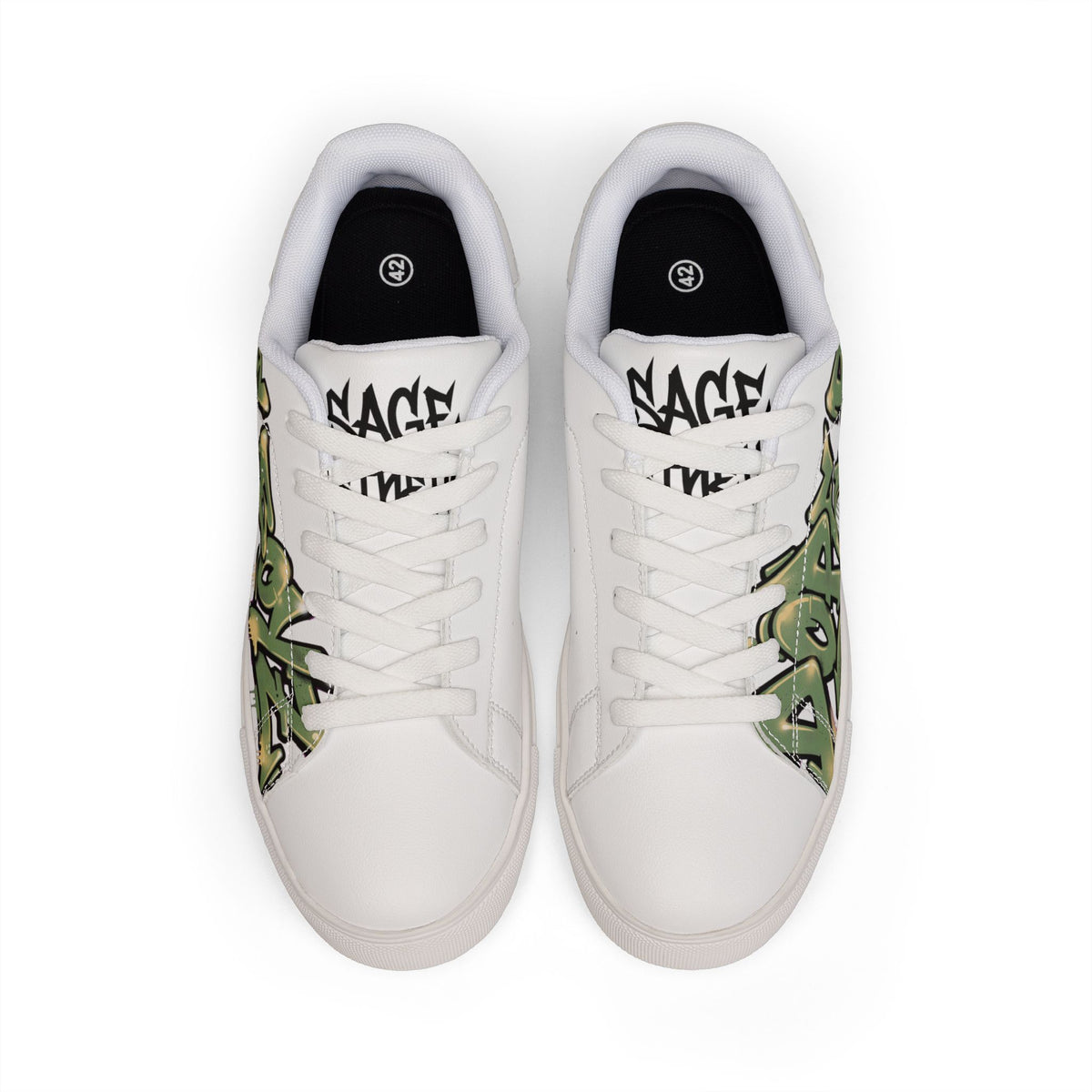 Dope Boyz Graffiti Leather Sneakers