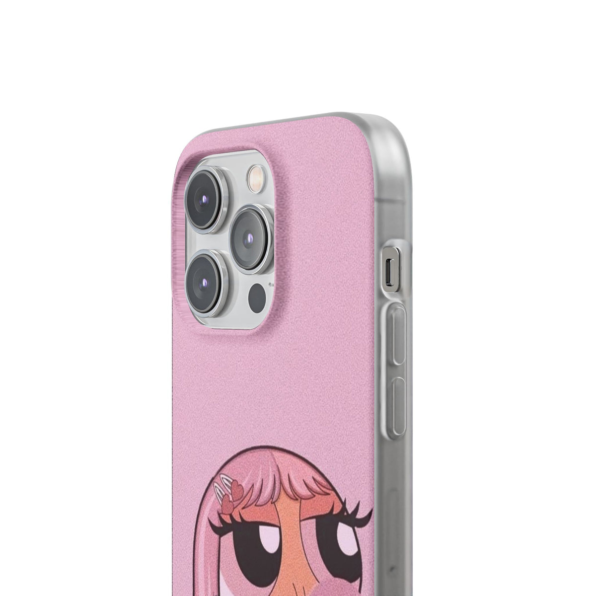 Pink Bubblegum Cartoon Phone Case – Cute Girly Blowing Bubble Design