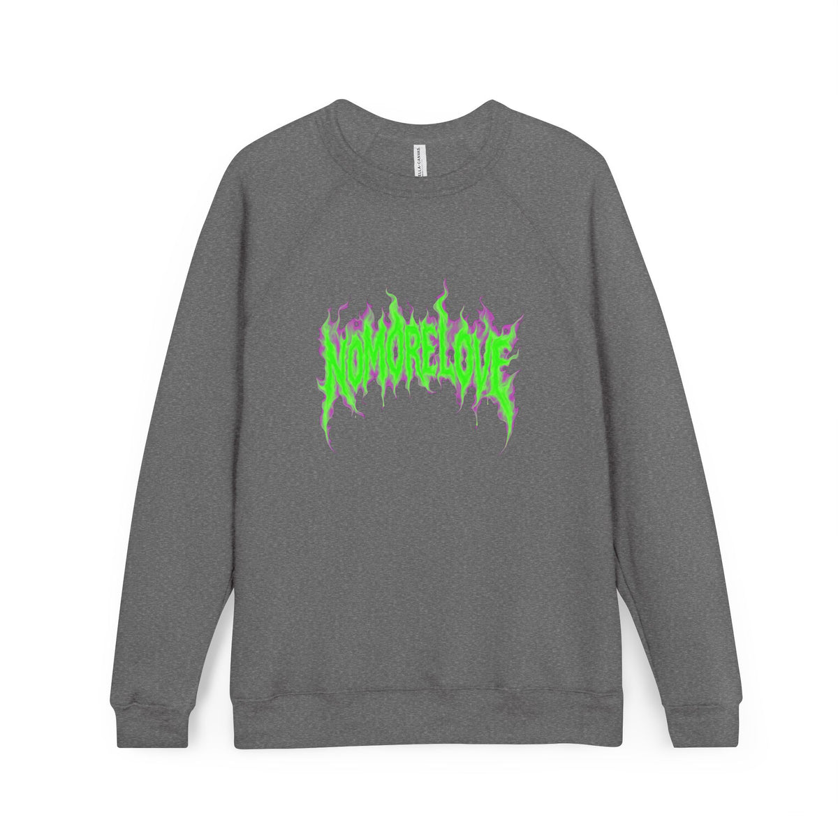 Ghostly Green Flame Sweatshirt — Horror Graphic Crewneck