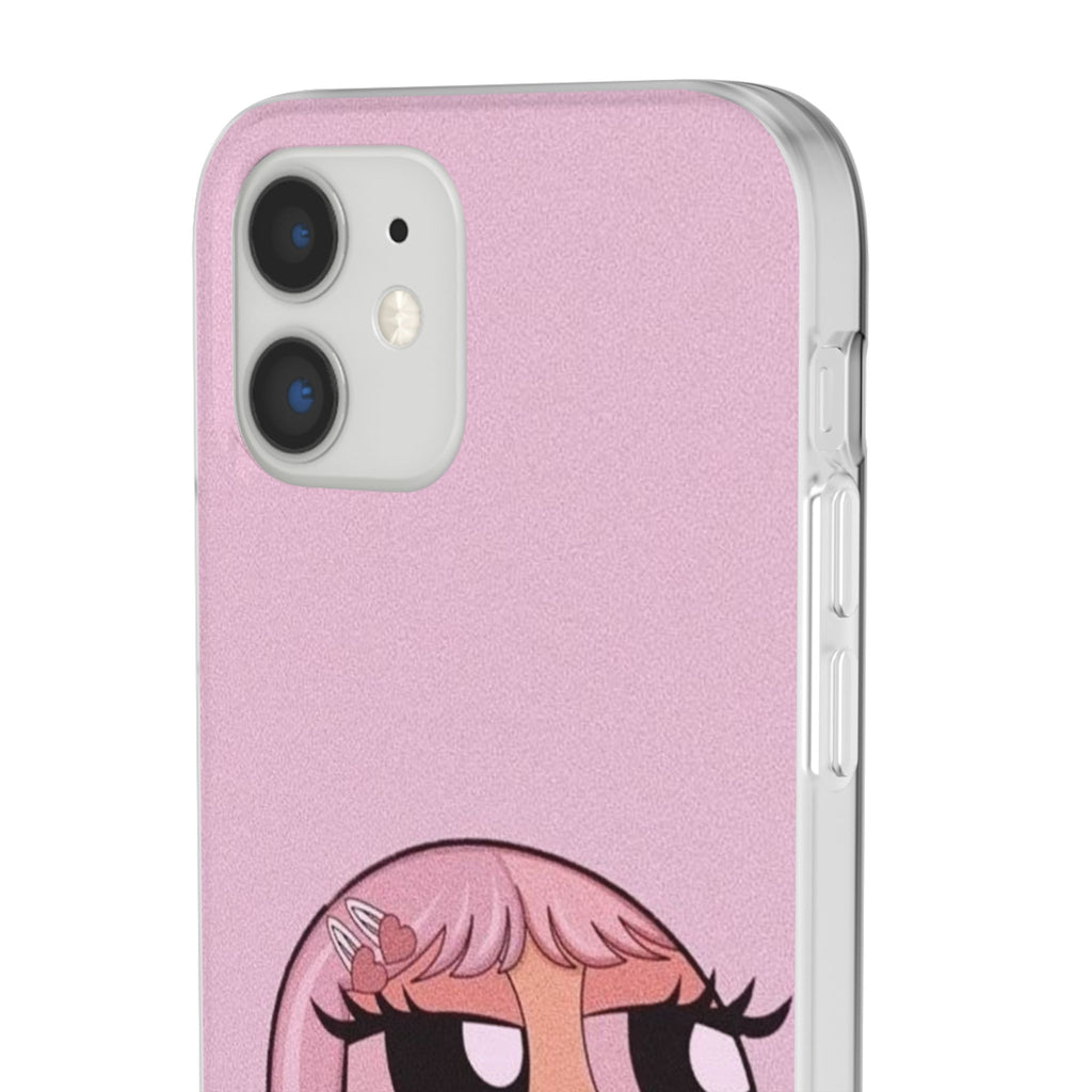 Pink Bubblegum Cartoon Phone Case – Cute Girly Blowing Bubble Design