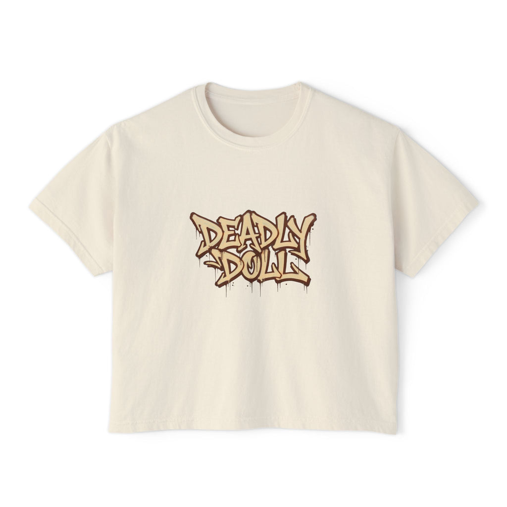 Bratz Graphic Boxy Tee – 'Different Girls Same Mission' Women's Cropped T‑Shirt