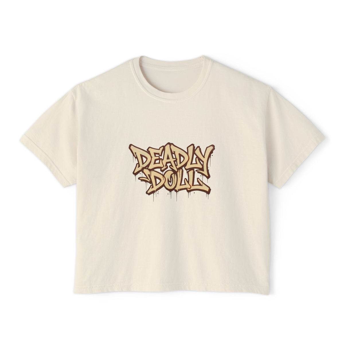Bratz Graphic Boxy Tee – 'Different Girls Same Mission' Women's Cropped T‑Shirt