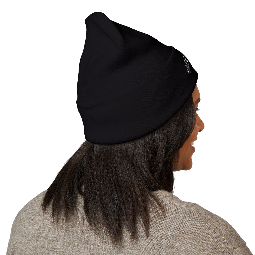 Classic Cuffed Beanie — Embroidered “SAGE AESTHETICS ” Arch