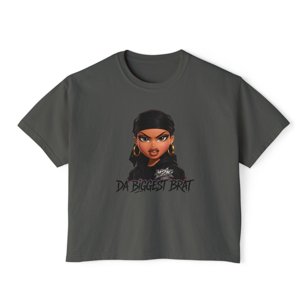 Bratz Graphic Boxy Tee – 'Different Girls Same Mission' Women's Cropped T‑Shirt
