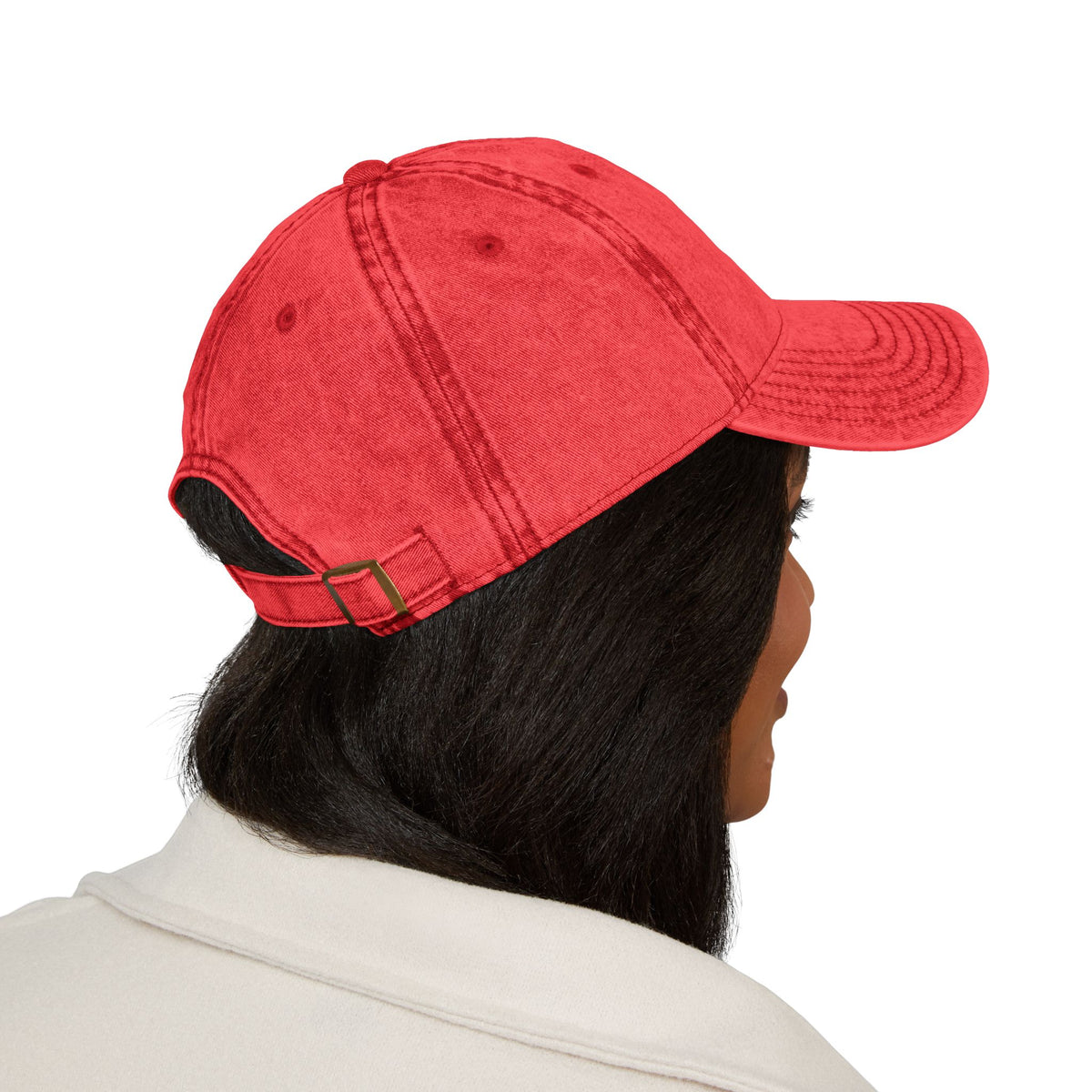 Vintage Embroidered Cap — "Rich Off Pain" Distressed Baseball Hat