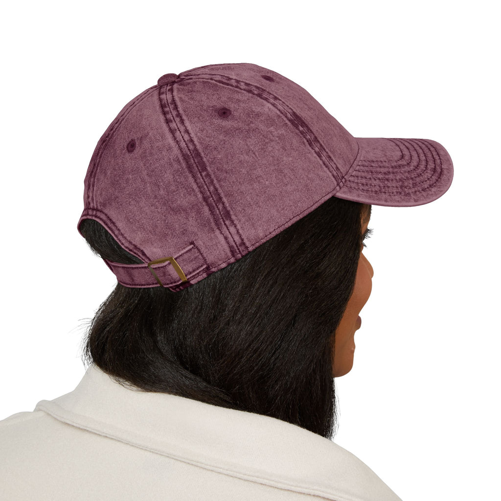 Vintage Embroidered Cap — "Rich Off Pain" Distressed Baseball Hat