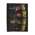 Velveteen Plush Blanket — "Dope Girlz x Dope Boyz" Afrocentric Graphic Throw for Teens & Adults