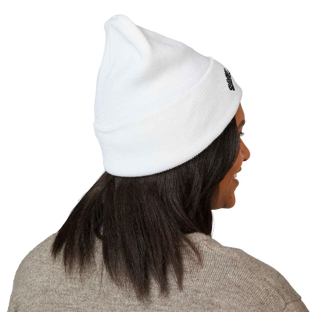 Classic Cuffed Beanie — Embroidered “SAGE AESTHETICS ” Arch