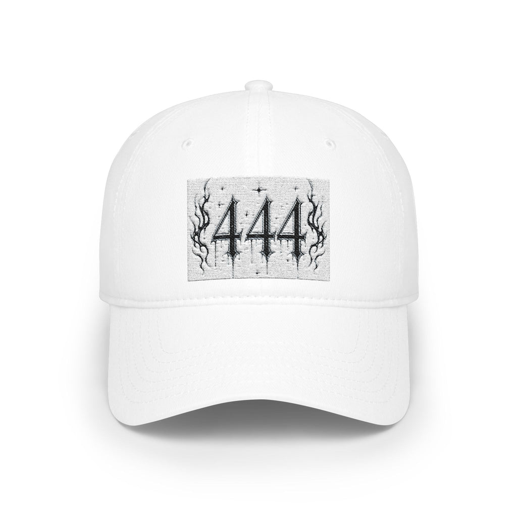 444 Angel Number Baseball Cap — Minimal Spiritual Numerology Hat