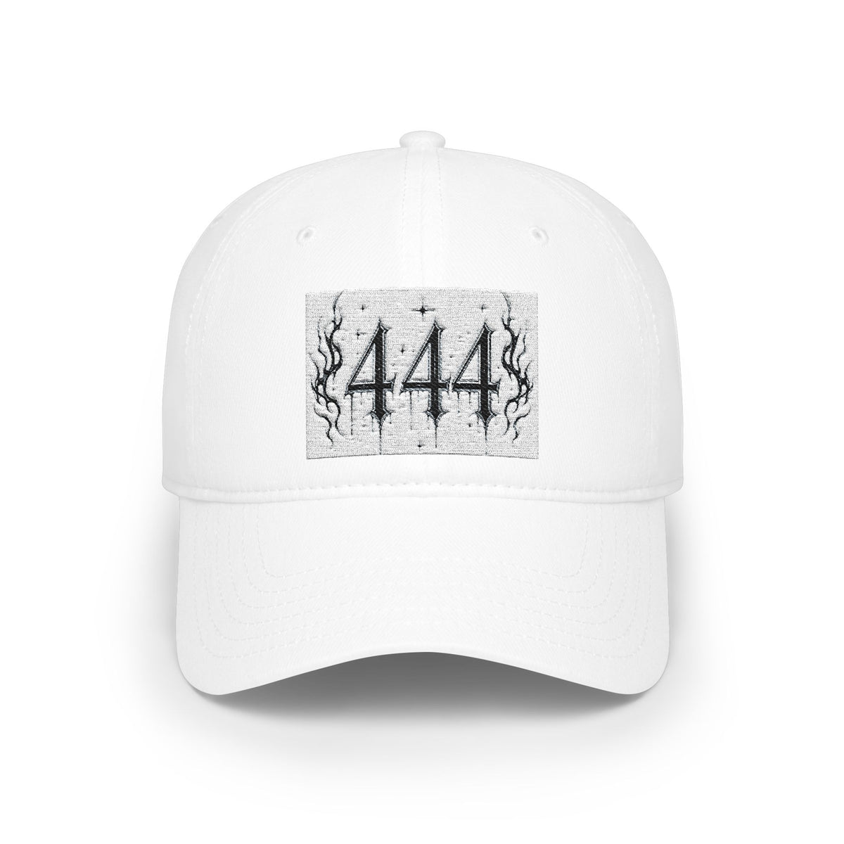 444 Angel Number Baseball Cap — Minimal Spiritual Numerology Hat
