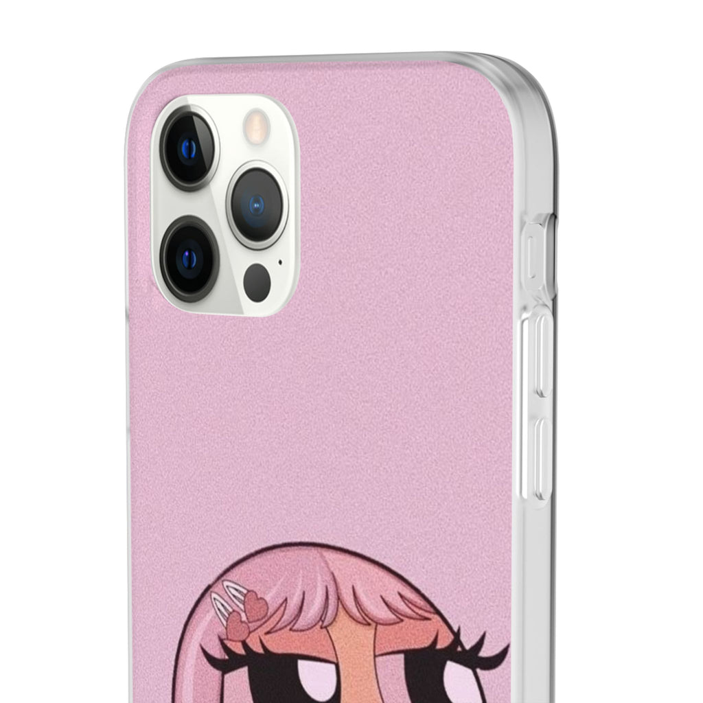 Pink Bubblegum Cartoon Phone Case – Cute Girly Blowing Bubble Design