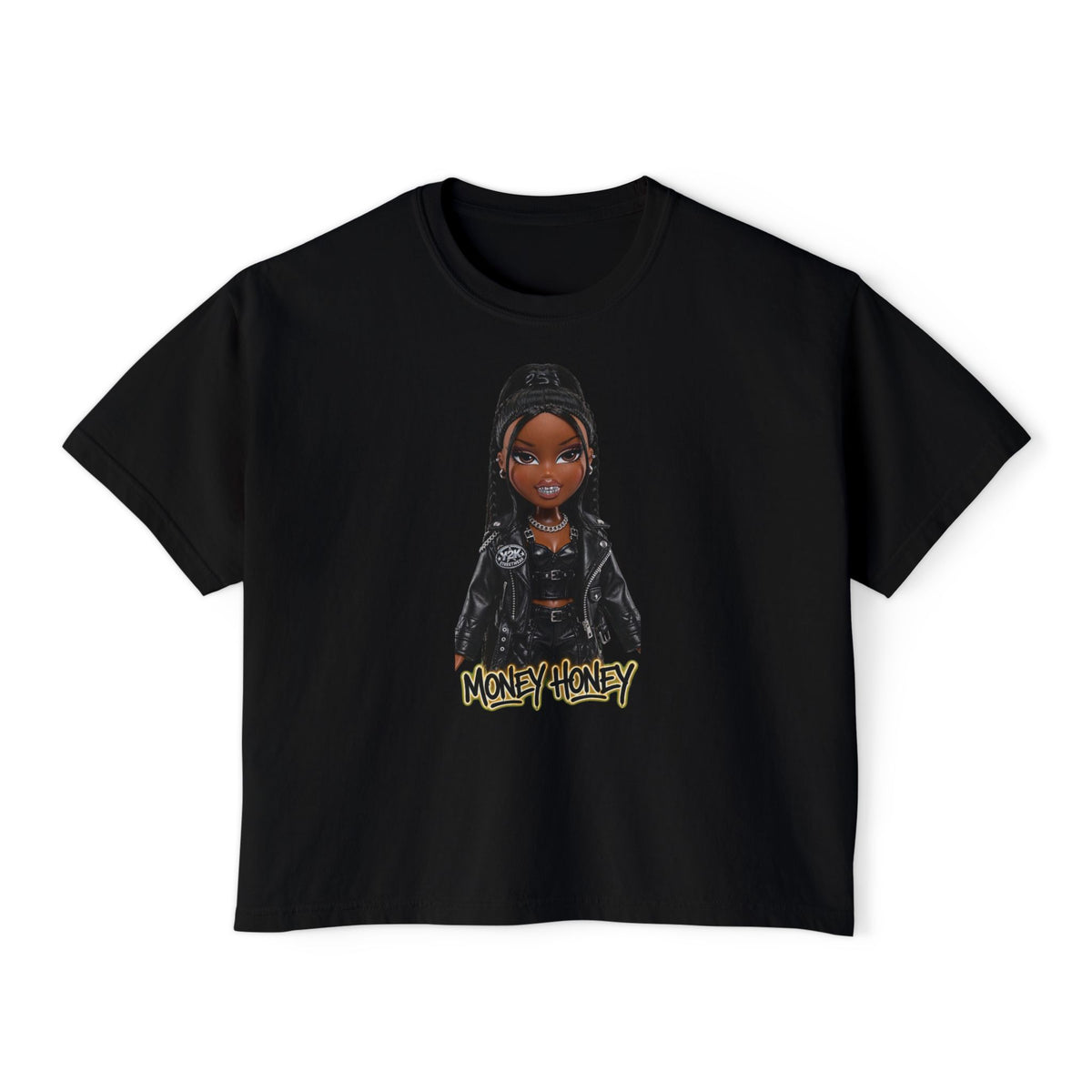 Bratz Graphic Boxy Tee – 'Different Girls Same Mission' Women's Cropped T‑Shirt