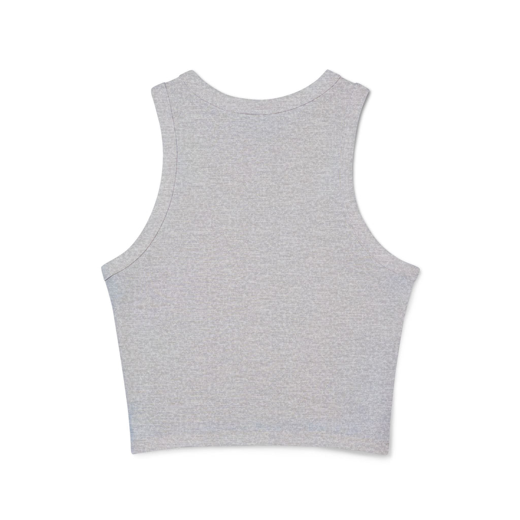 Boujee Dollz Purple Bubble Graphic Racer Tank