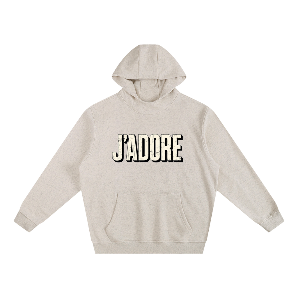 Fleeced High Neck Hoodie