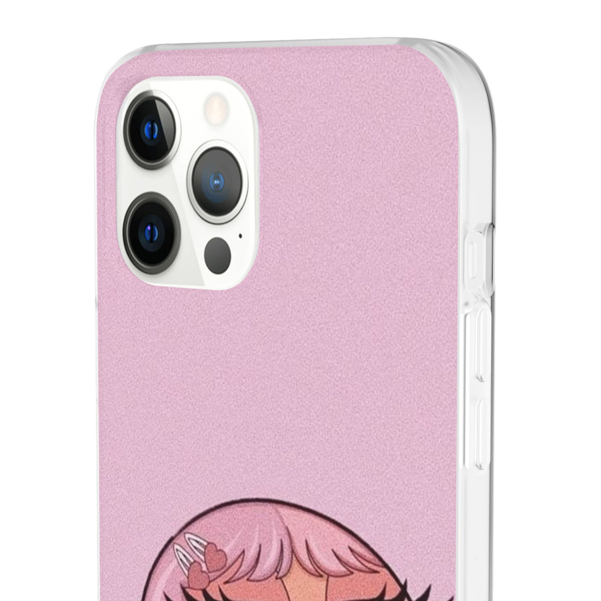 Pink Bubblegum Cartoon Phone Case – Cute Girly Blowing Bubble Design