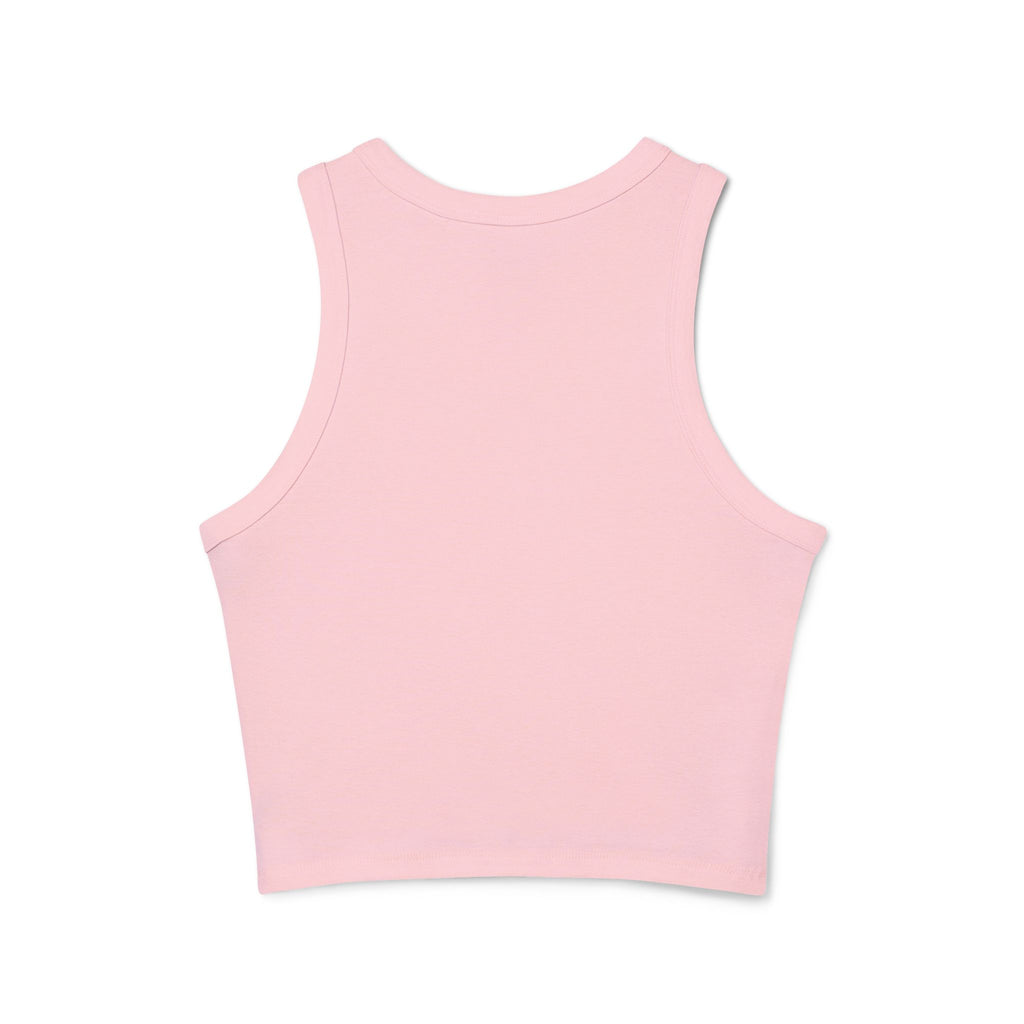 Boujee Dollz Purple Bubble Graphic Racer Tank