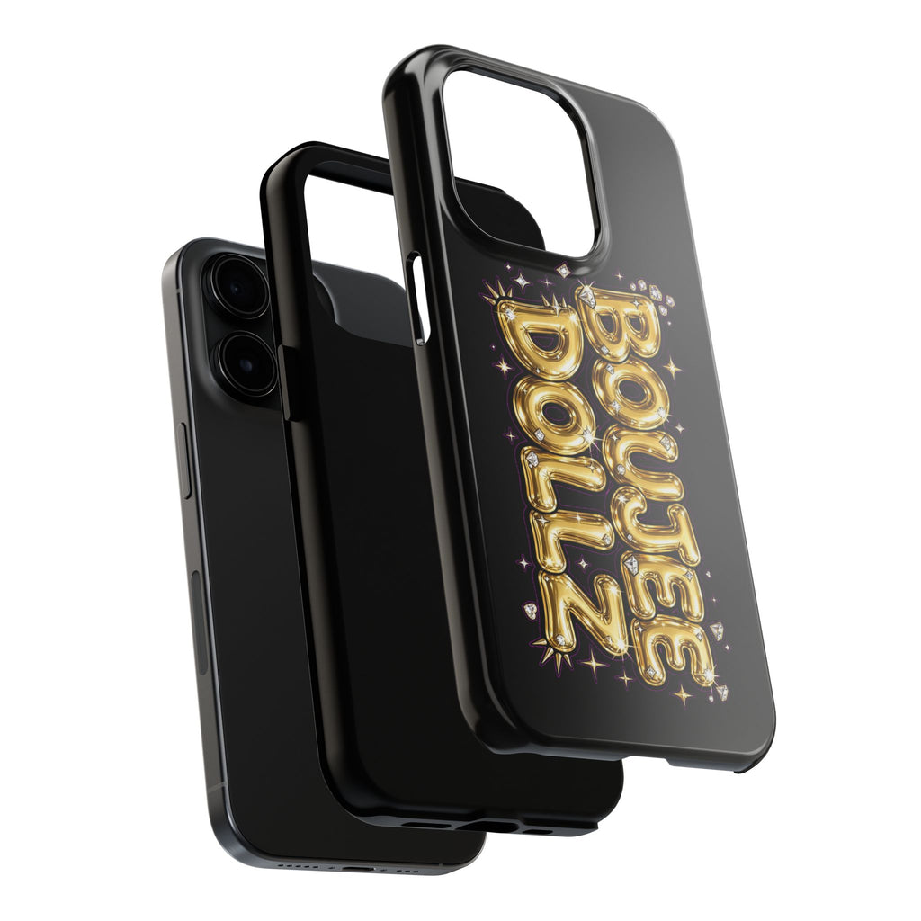 Tough Phone Case — "BOUTEE DOLLZ" Gold Balloon Letter Design