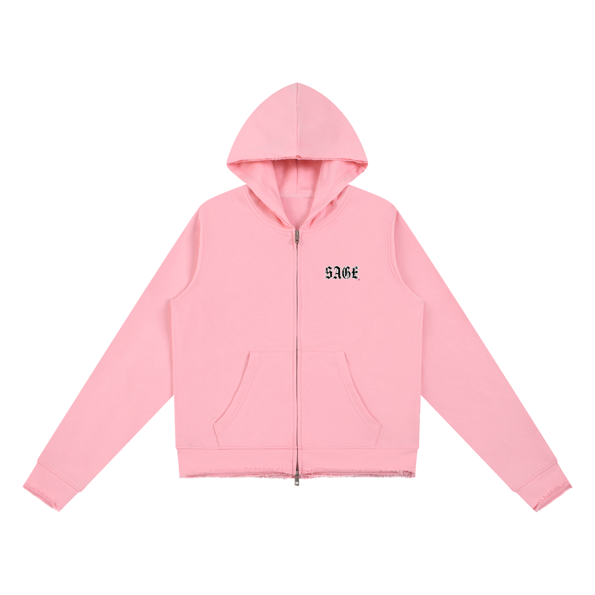 Women’s Raw Edge Full Zip Hoodie